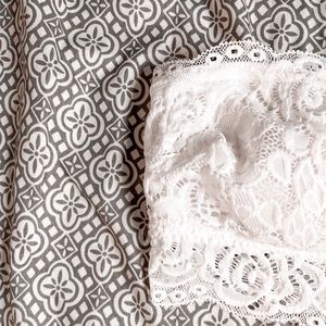 White padded bralette